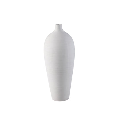 Bottiglia vaso Cavinn Ceramica Bianca Ø18cm x H44cm PTMD