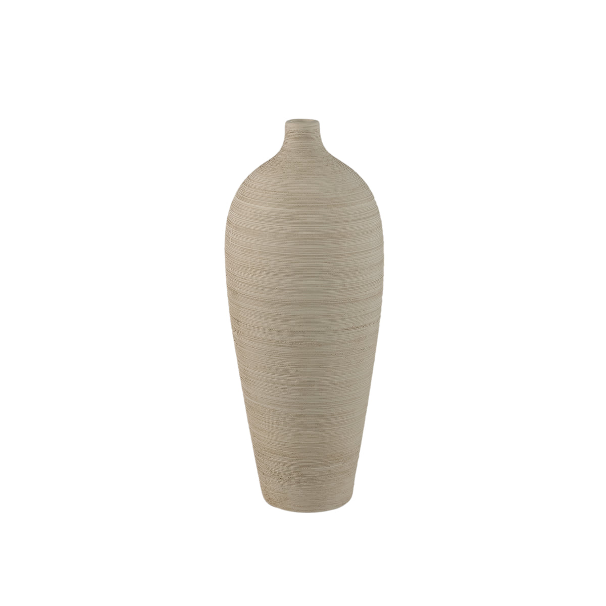 Bottiglia vaso Cavinn Ceramica Beige Ø18cm x H44cm PTMD