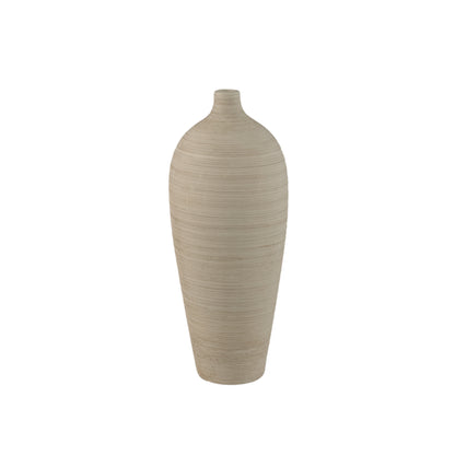 Bottiglia vaso Cavinn Ceramica Beige Ø18cm x H44cm PTMD