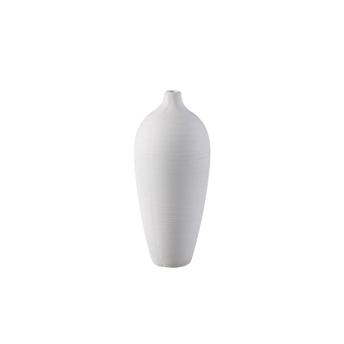 Bottiglia vaso Cavinn Ceramica Bianca Ø15cm x H35cm PTMD