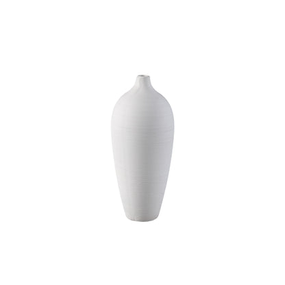 Bottiglia vaso Cavinn Ceramica Bianca Ø15cm x H35cm PTMD