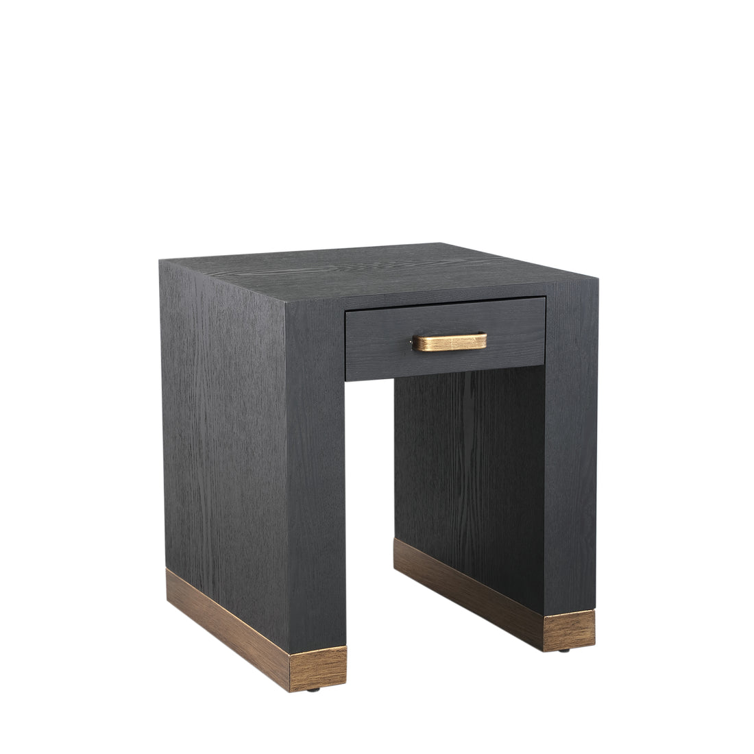 Comodino Tiess in legno con 1 cassetto PTMD