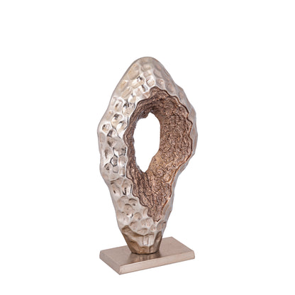 Coolan Statua in Alluminio Fuso Ovale S PTMD