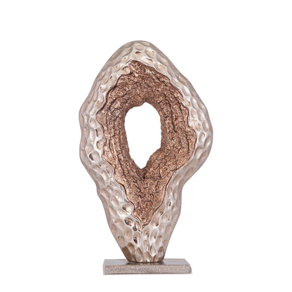 Coolan Statua in Alluminio Fuso Ovale L PTMD