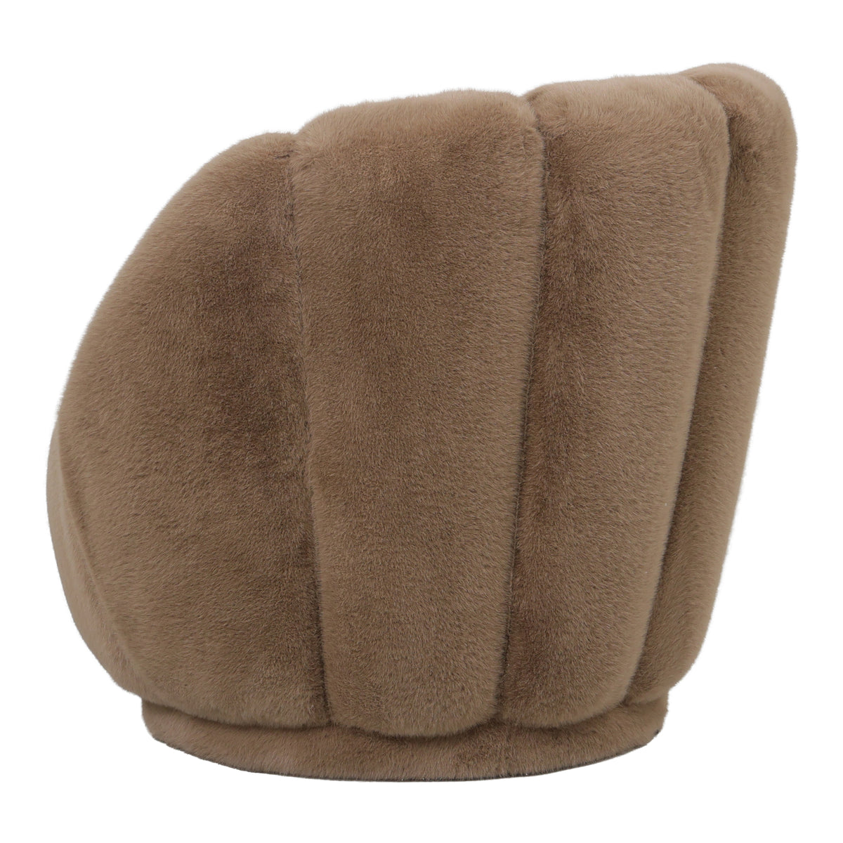 Poltrona Furia Mocca in pelliccia PTMD