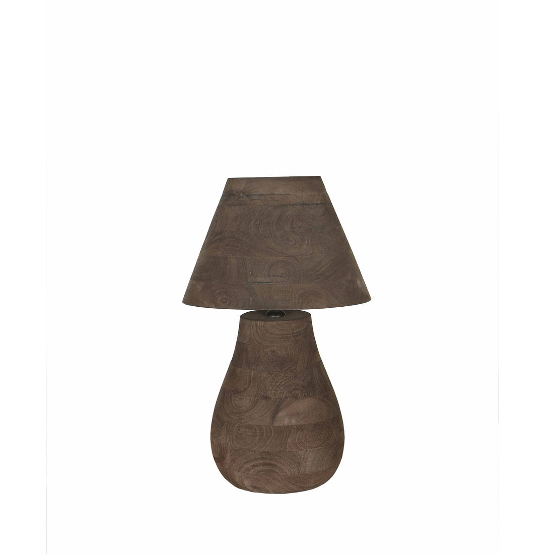 Lampada da tavolo Peake Marrone Legno di Mango Small PTMD