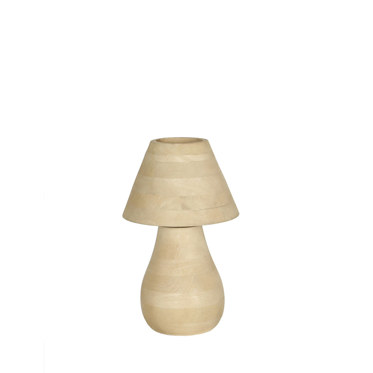 Lampada da tavolo Peake Legno di mango naturale Small PTMD
