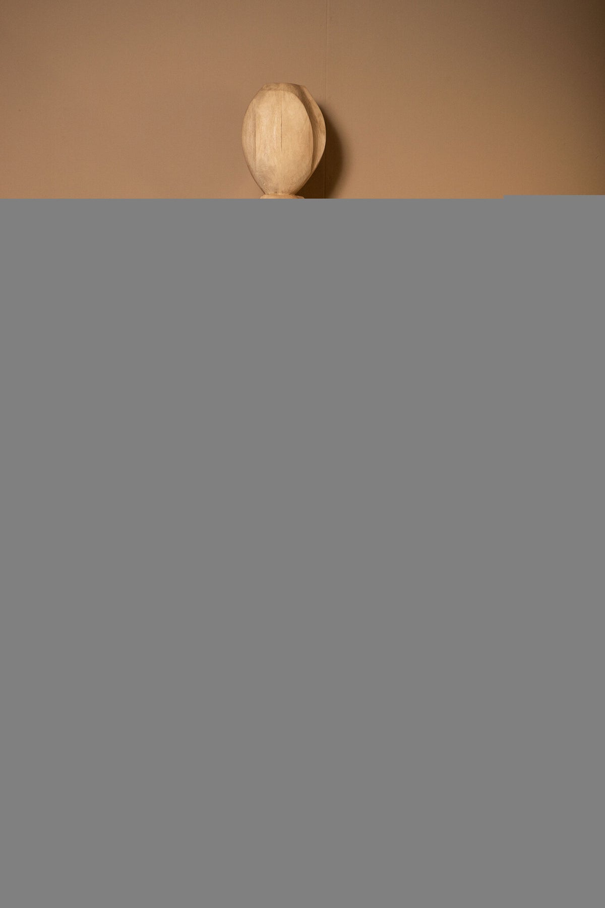 Lampada da tavolo Peake Legno di mango naturale Small PTMD