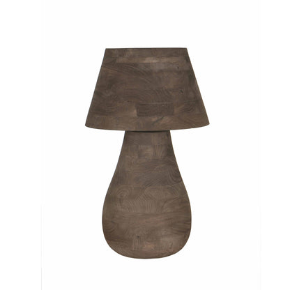 Lampada da tavolo Peake Marrone Legno di Mango Large PTMD