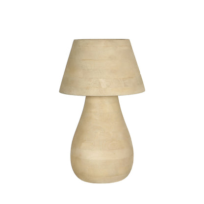 Lampada da tavolo Peake Legno di mango naturale Large PTMD