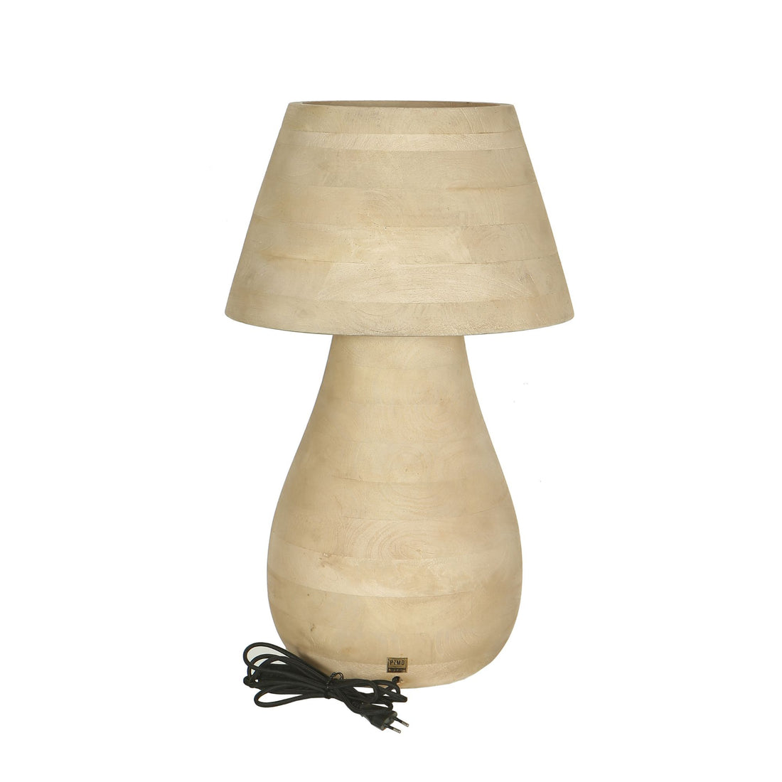 Lampada da tavolo Peake Legno di mango naturale Large PTMD