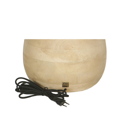Lampada da tavolo Peake Legno di mango naturale Large PTMD