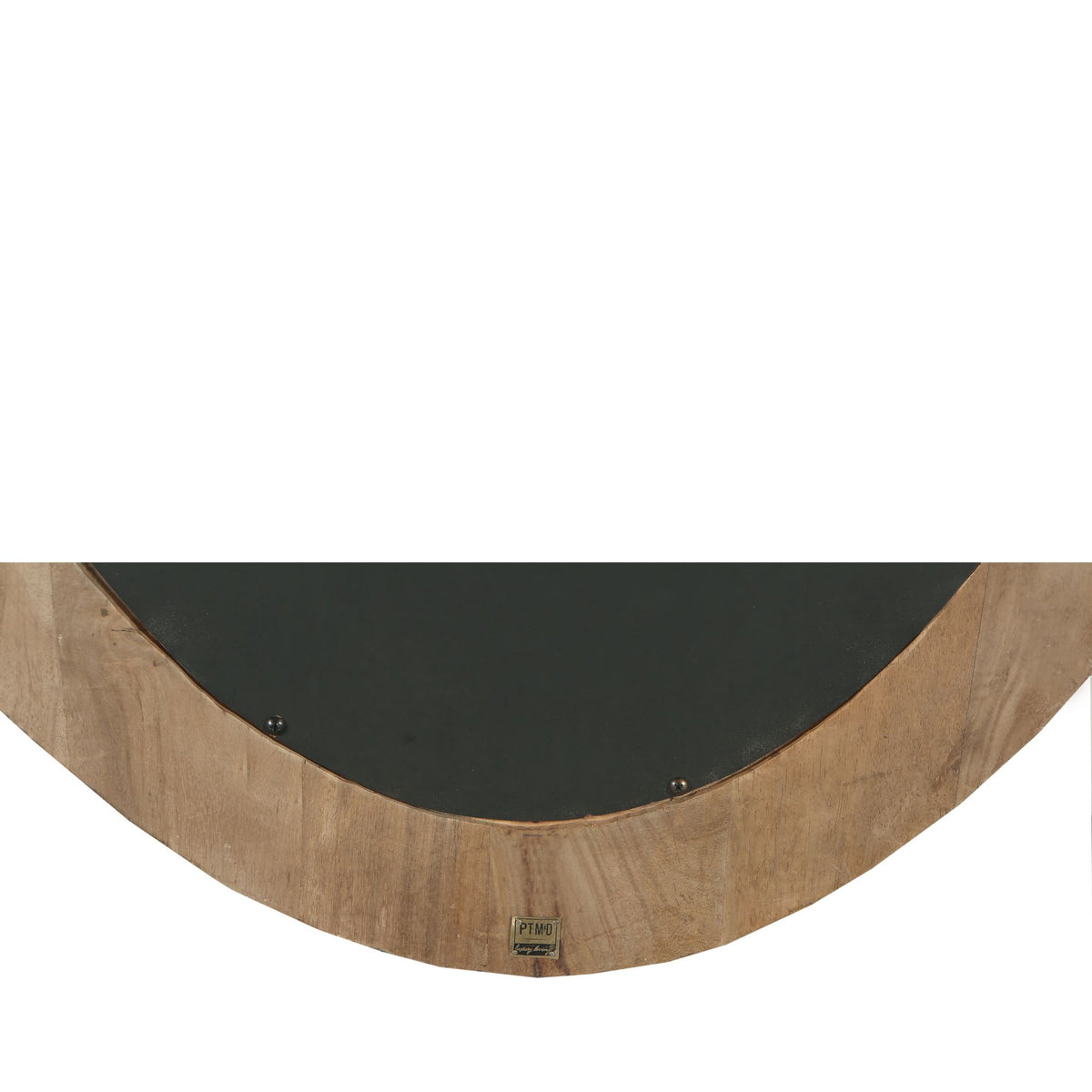 Specchio ovale Noam in legno di mango marrone 68 x 8 x 120 cm PTMD