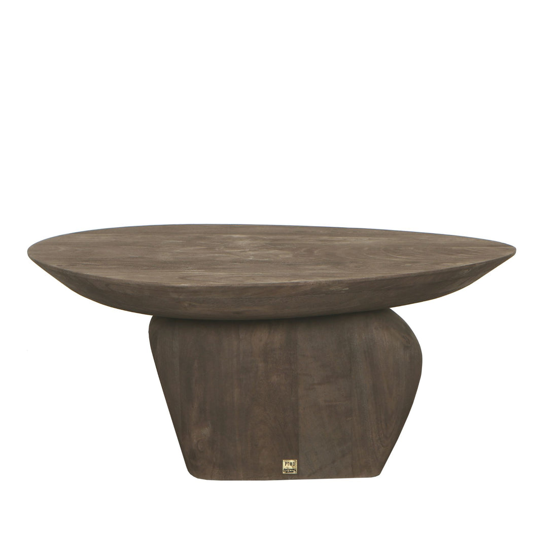 Tavolino da salotto Harshad in legno di mango marrone, forme organiche PTMD