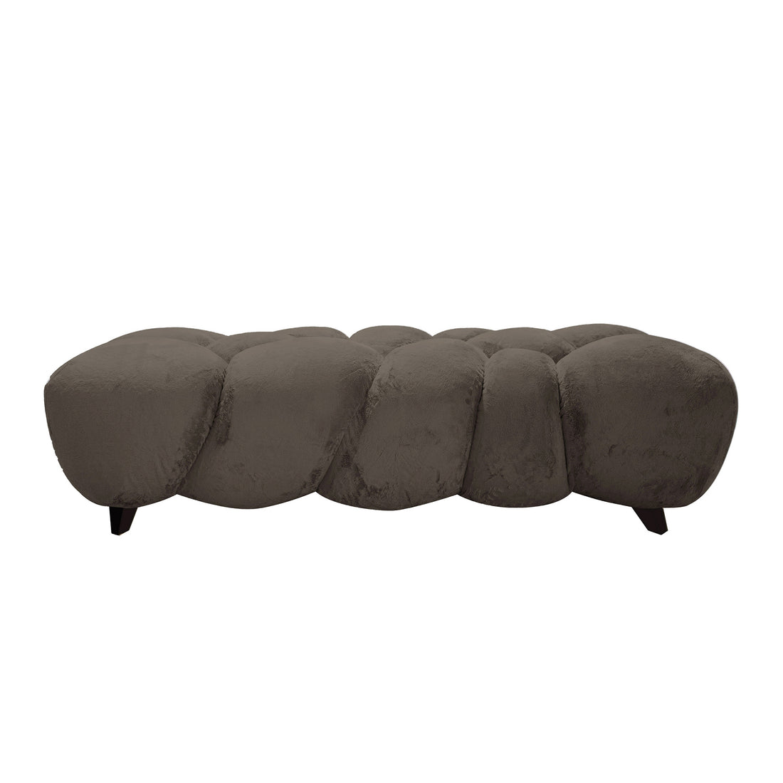 Panca Nubibus Grigio Tortora Scuro 160,0 x 60,0 x 41,0 cm PTMD