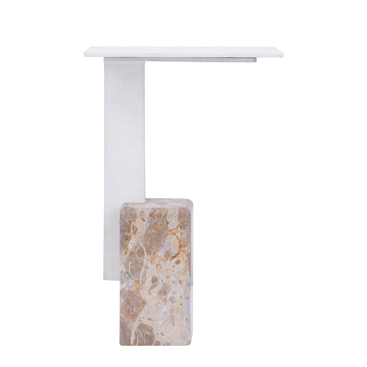 Tavolino Ebe Beige Marmo Rettangolare PTMD
