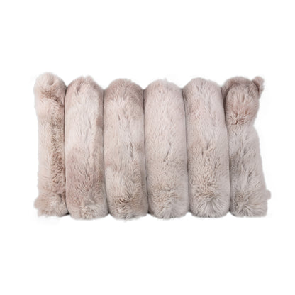 Cuscino Divvo Beige a coste larghe rettangolare PTMD