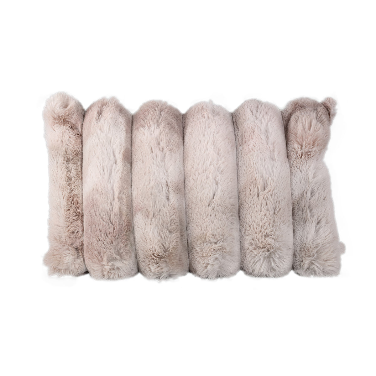 Cuscino Divvo Beige a coste larghe rettangolare PTMD