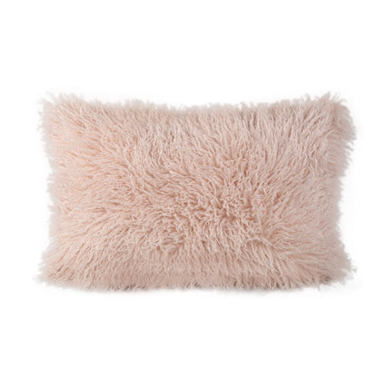Cuscino rettangolare Rexx in ecopelliccia di pecora beige PTMD