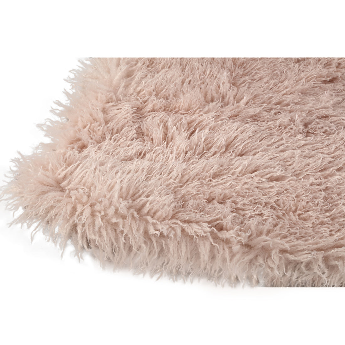 Plaid Rexx Beige in pelliccia sintetica di pecora Grande PTMD