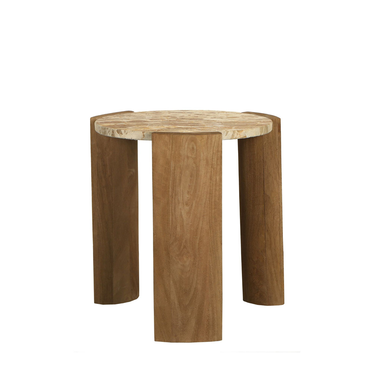 Tavolino Javina Marmo Naturale Ø52cm PTMD