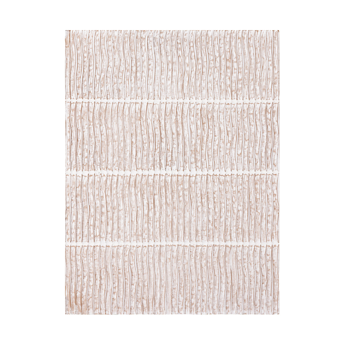 Pannello da parete Seline Bianco MDF Ondulato Piccolo PTMD