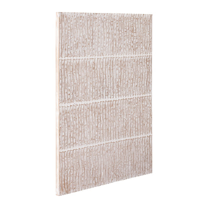 Pannello da parete Seline Bianco MDF Ondulato Piccolo PTMD