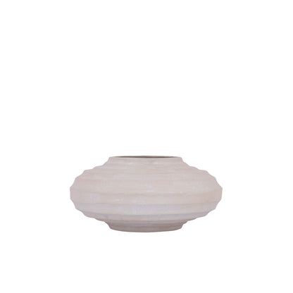 Kody Beige Stone Wash vaso a coste in alluminio fuso S PTMD