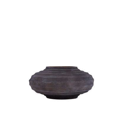 Kody Brown Stone Wash vaso a coste in alluminio fuso S PTMD