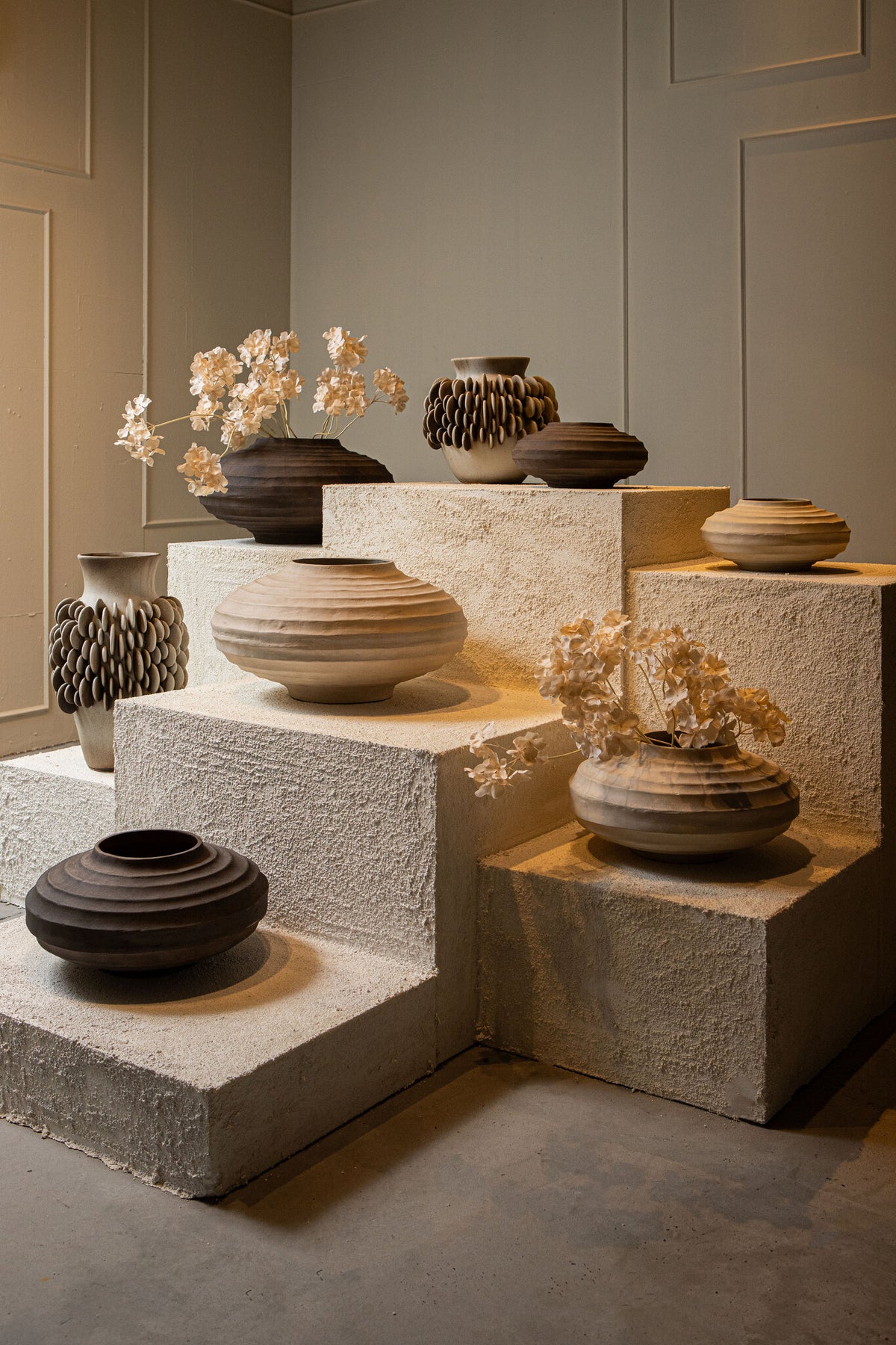Kody Brown Stone Wash vaso a coste in alluminio pressofuso M PTMD