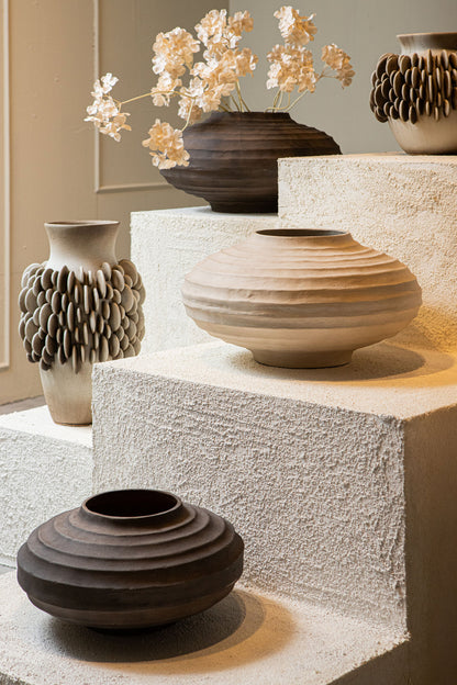 Kody Brown Stone Wash vaso a coste in alluminio pressofuso M PTMD