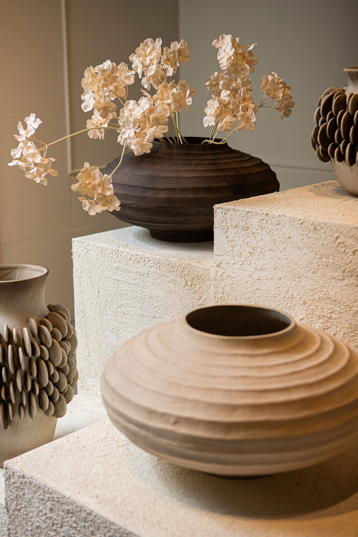 Kody Brown Stone Wash vaso a coste in alluminio pressofuso M PTMD