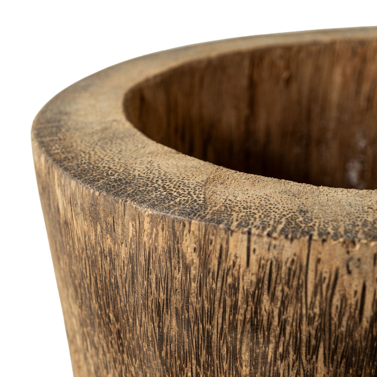 Vaso in legno di palma Jamez lusso piccolo PTMD