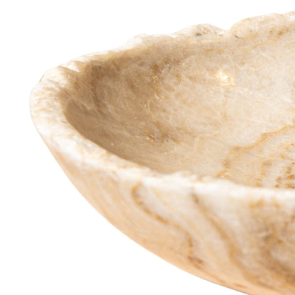 Draya Onyx White Ciotola Grande Rotonda Organica PTMD