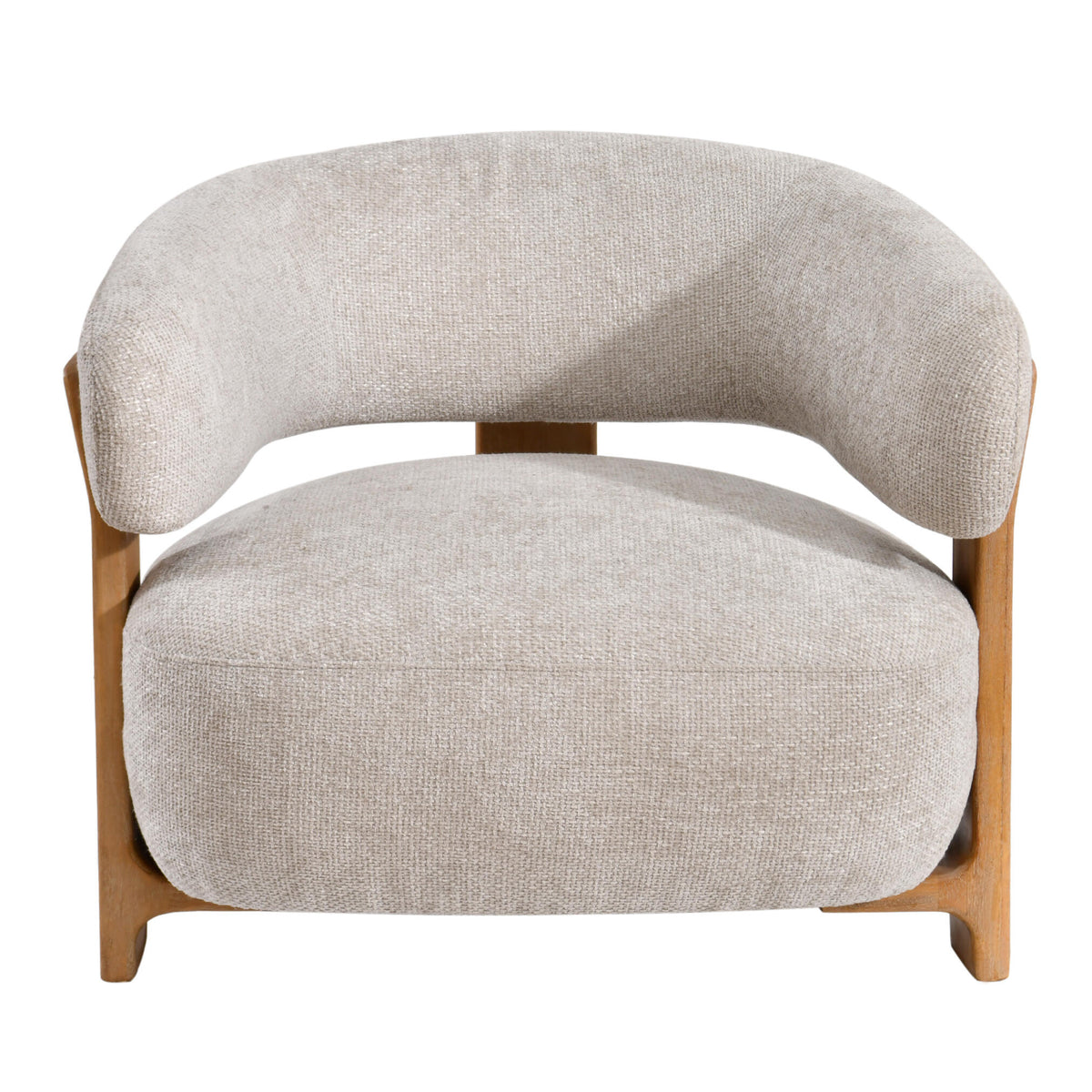 Poltrona Mire Cream Legacy 15 Grigio Tortora Legno di Caucciù PTMD