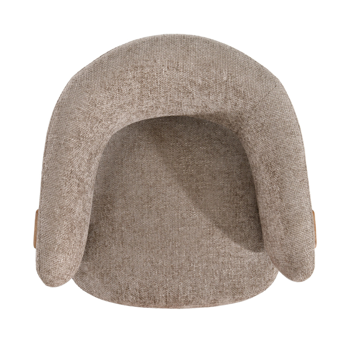 Poltrona Mire Taupe Legacy 3 Mink Legno di caucciù PTMD