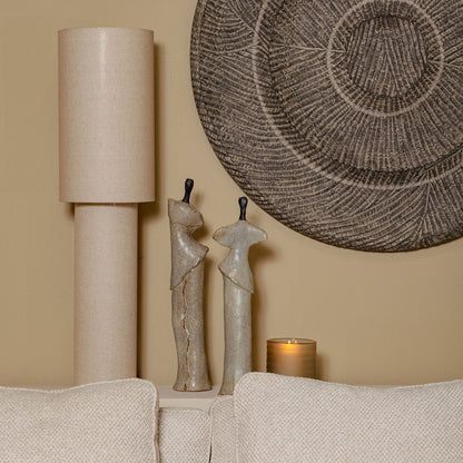 Roxey Beige Ornamento Alto in Ceramica a Forma Femminile S PTMD