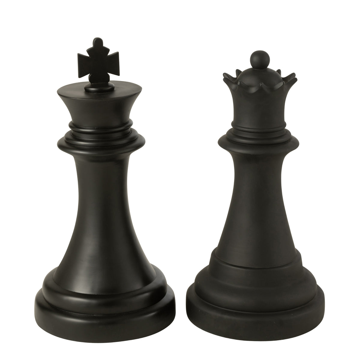 Pezzo da Scacchi Grande Re Nero J-Line