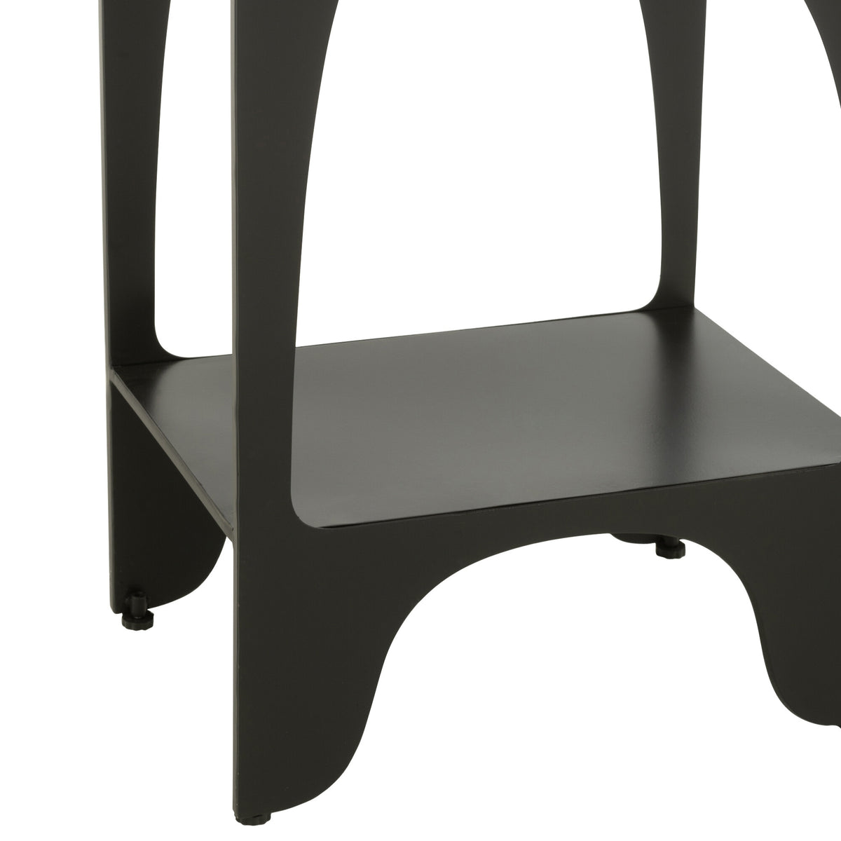 Scaffale Vyr in ferro nero a linea J
