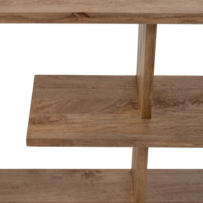 Libreria in legno di mango naturale J-Line