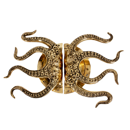 Set di 2 pomelli per porte in ottone Octopus Pole To Pole