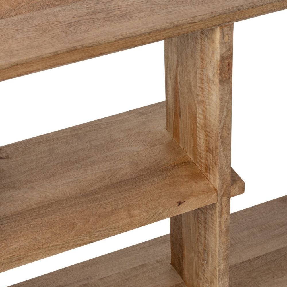 Libreria in legno di mango naturale J-Line