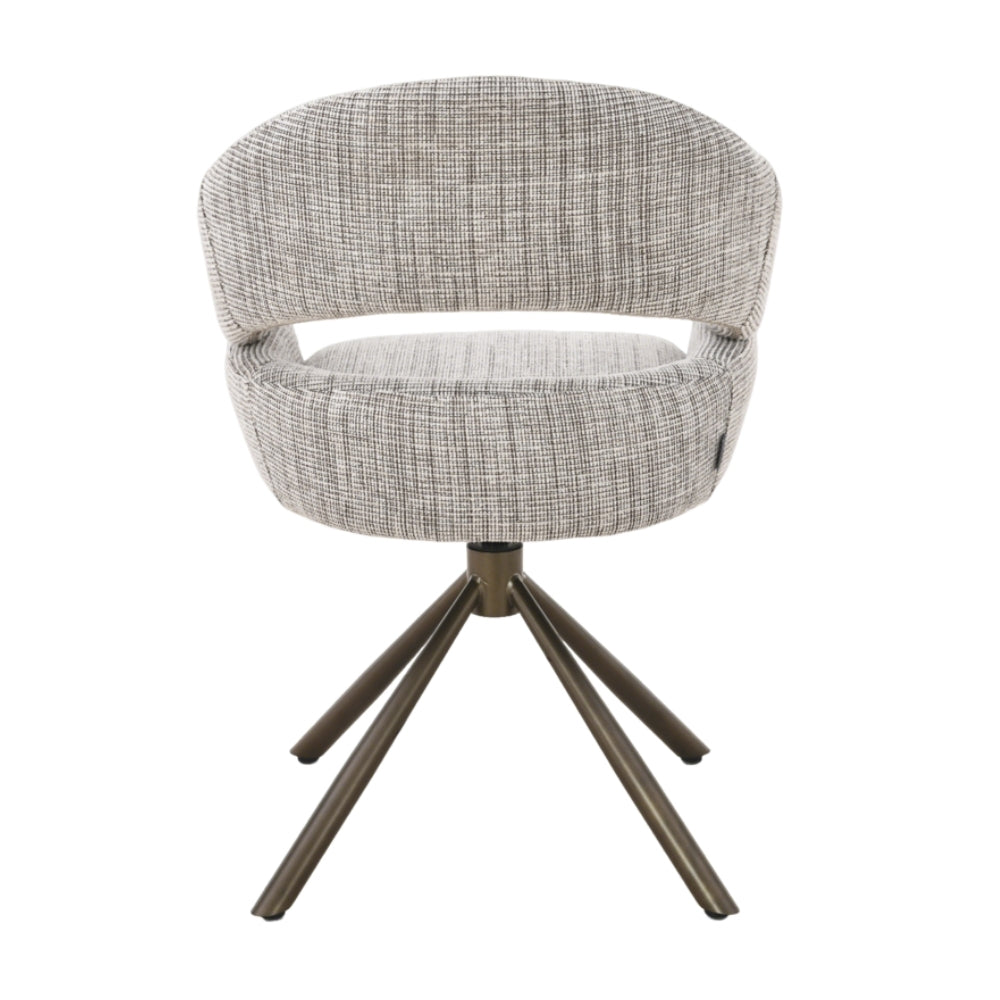 MUST Living Sedia da pranzo girevole Clooney Beige