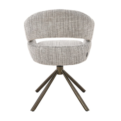 MUST Living Sedia da pranzo girevole Clooney Beige