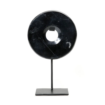 Il Disco di Marmo su Supporto Nero Medio Bazar Bizar
