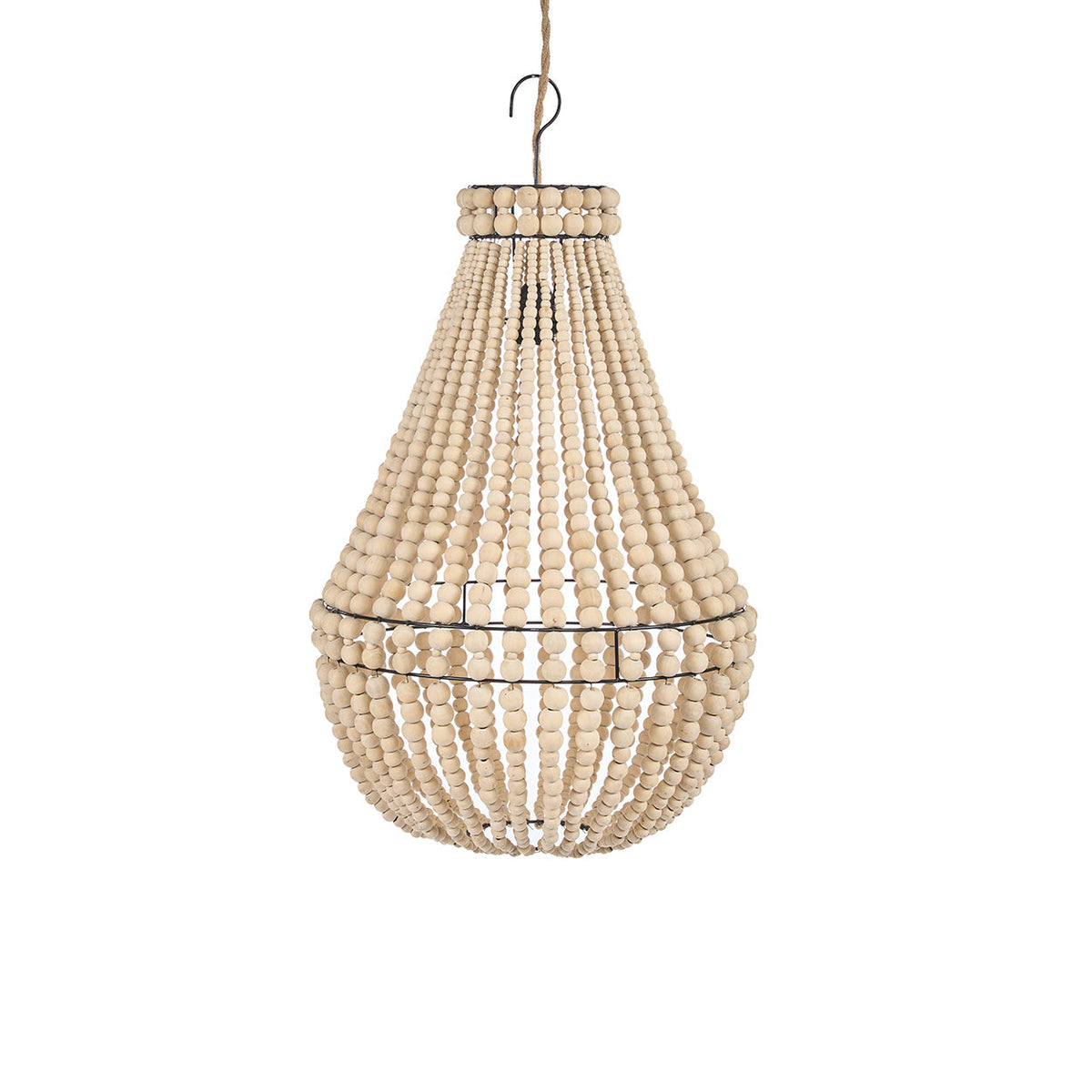 Lampadario Teardrop Naturale Medio Bazar Bizzarro