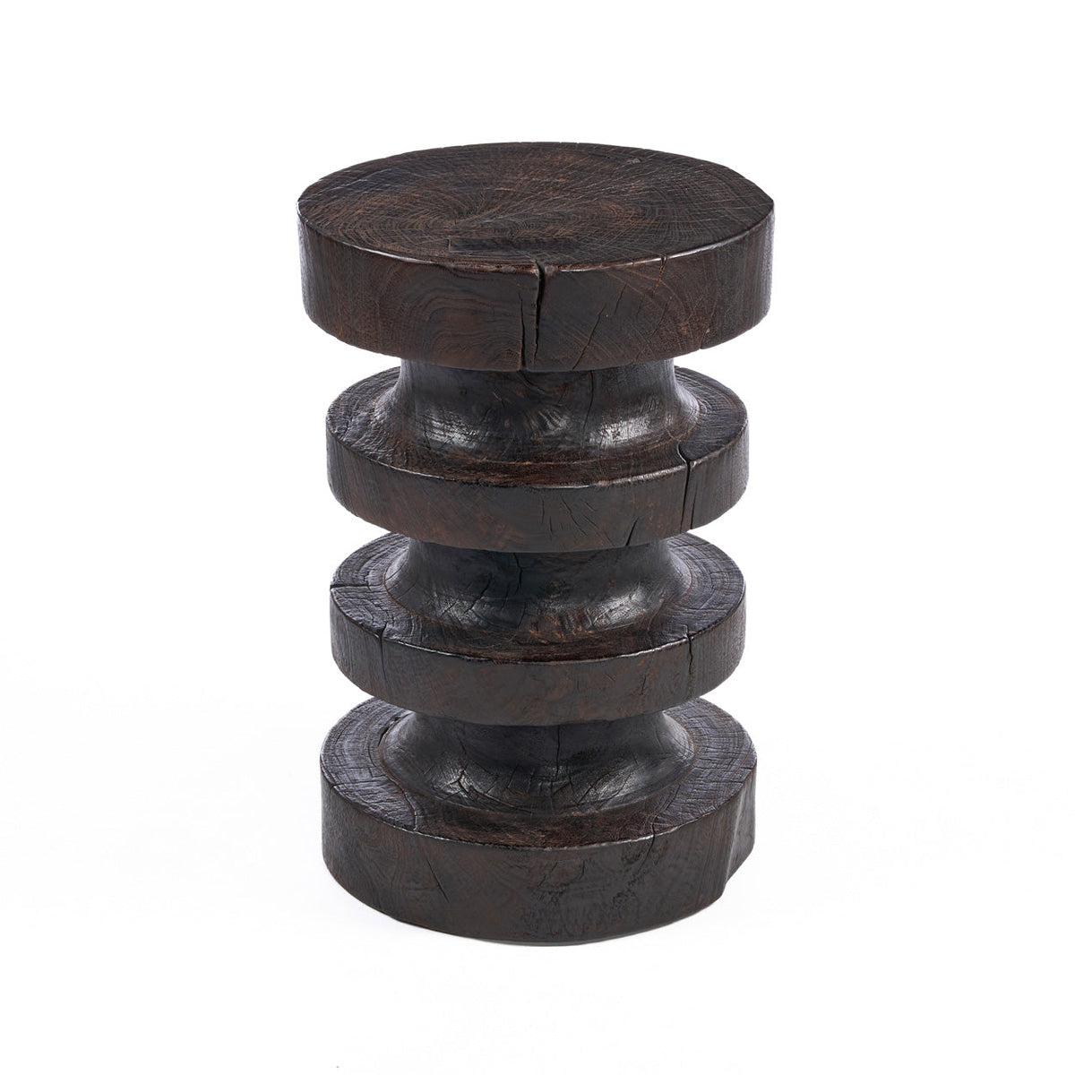Tavolino Mocha Rings in noce scuro Bazar Bizar