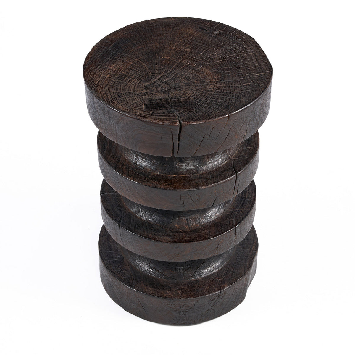 Tavolino Mocha Rings in noce scuro Bazar Bizar