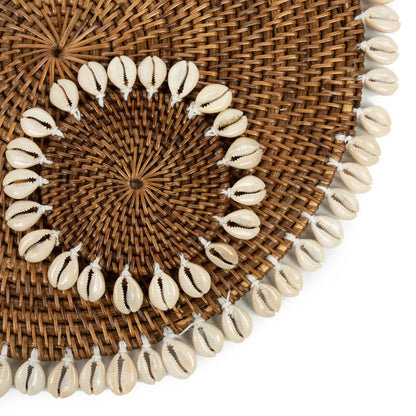 Il setacolo Colonial Shell marrone naturale Bazar Bizar
