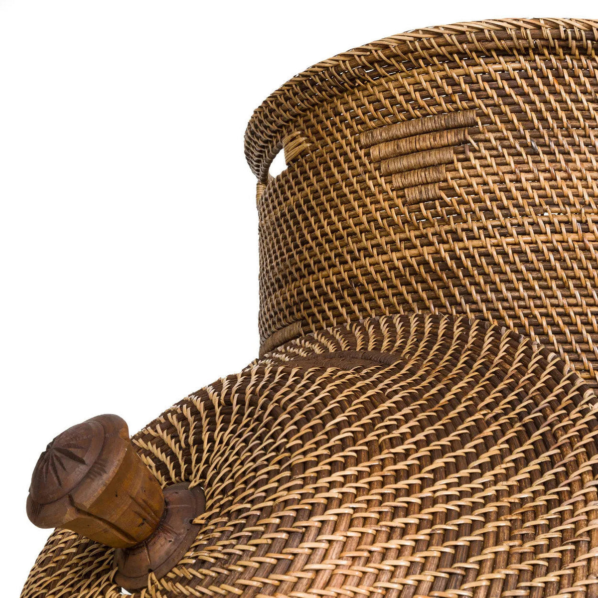 Cestino portabiancheria Colonial Marrone Naturale XL Bazar Bizar